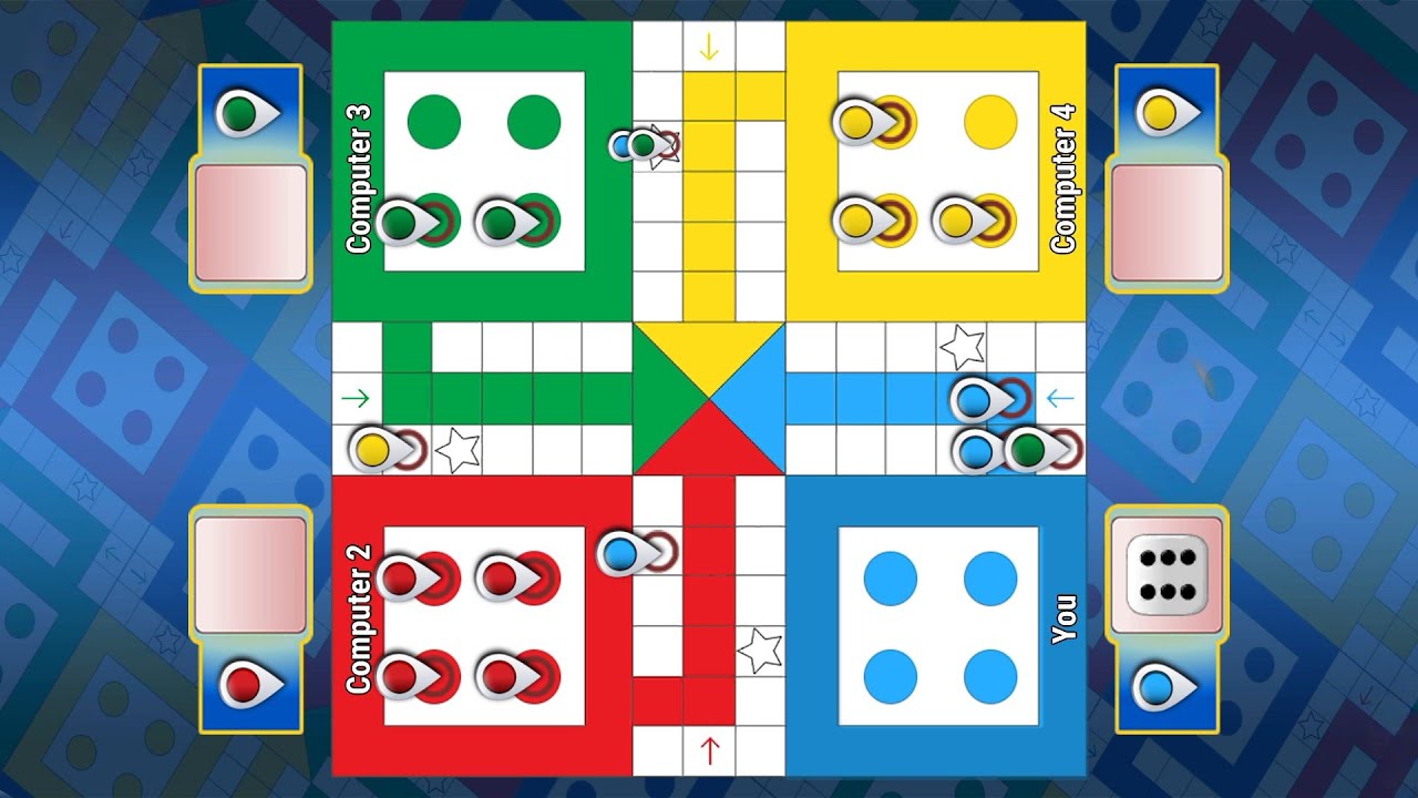 Ludo King Gameplay || Ludo king tips and tricks || How to win Ludo king || 4 players Gameplay
