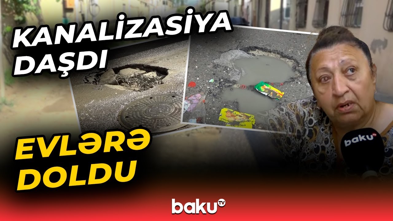 Sabunçu sakinləri üfunət içində | Kanalizasiya problemi niyə həll olunmur?