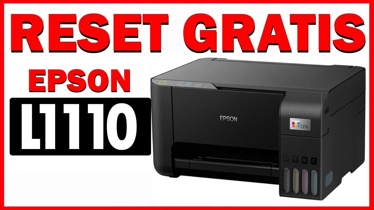 Reset Epson L1110 Descargar Gratis ✅ Como Solucionar Problemas de Almohadillas Epson L1110