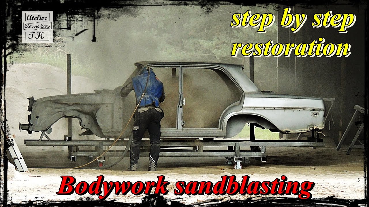 PIASKOWANIE   Mercedes Benz 280 se #3 .Bodywork Sandblasting  Restoration #2 Mercedes Benz 280 se