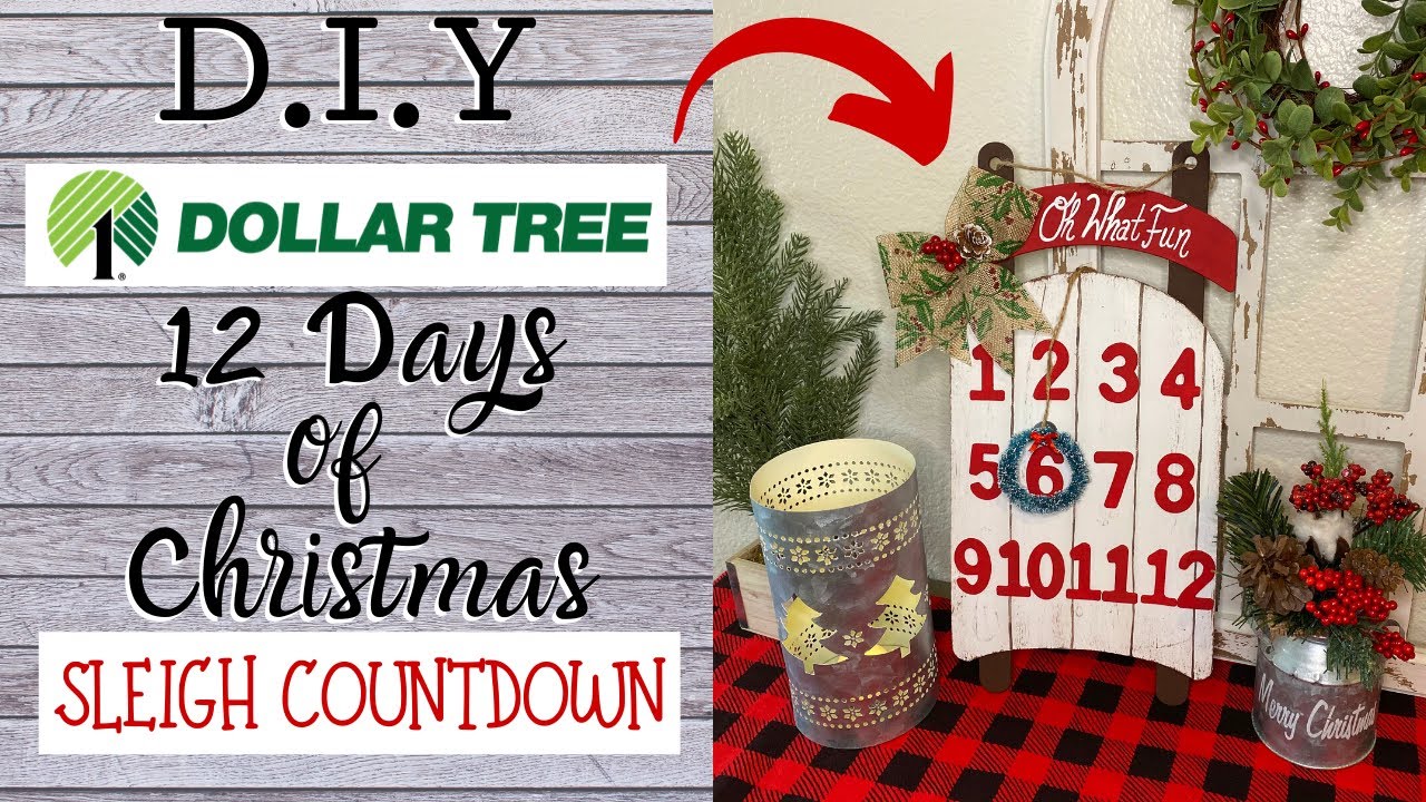 Dollar Tree DIY 12 Days Of Christmas Countdown | KB Decor Crafts