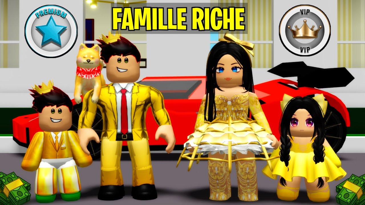 J’ai Crée Ma Propre FAMILLE RICHE VIP sur BROOKHAVEN RP ROBLOX…