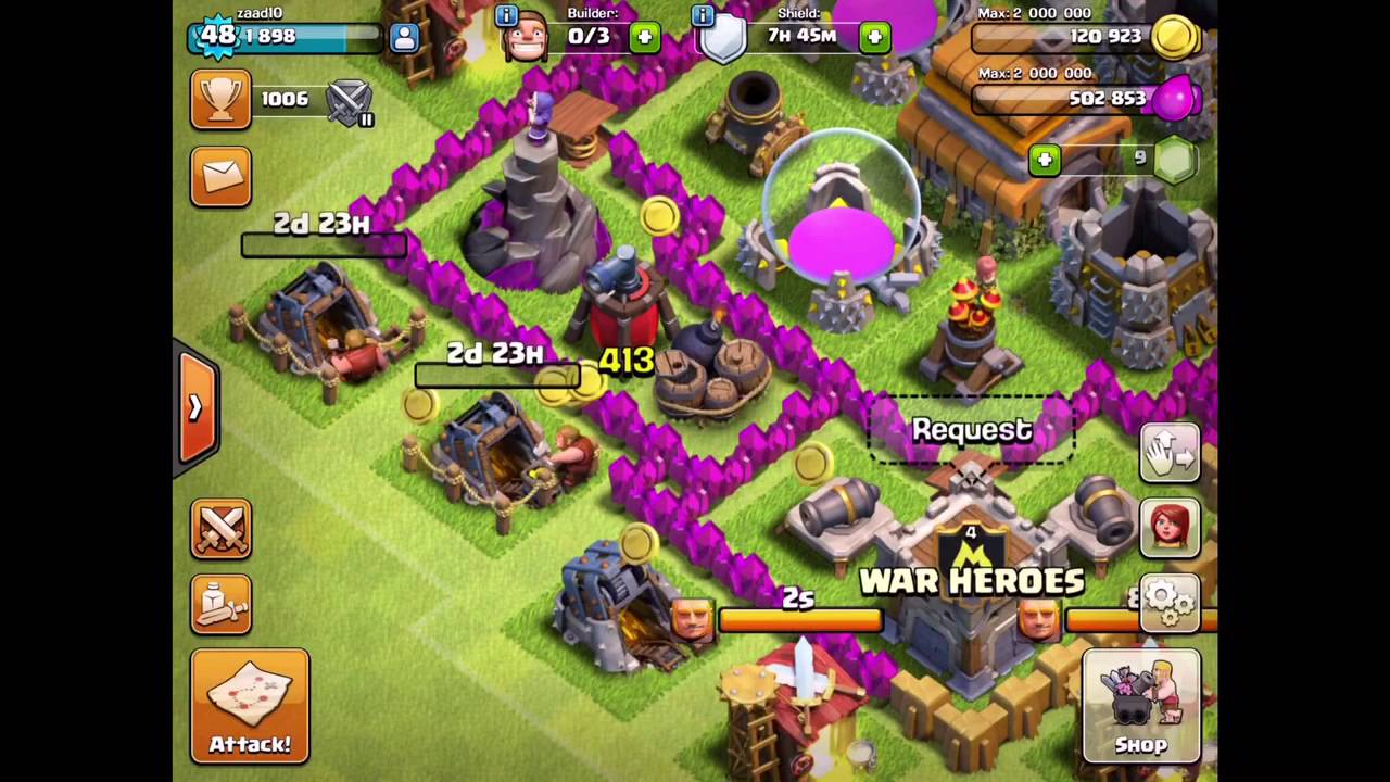 HOW TO GET INSIDE THE BOUNDARY LINES IN CLASH OF CLANS