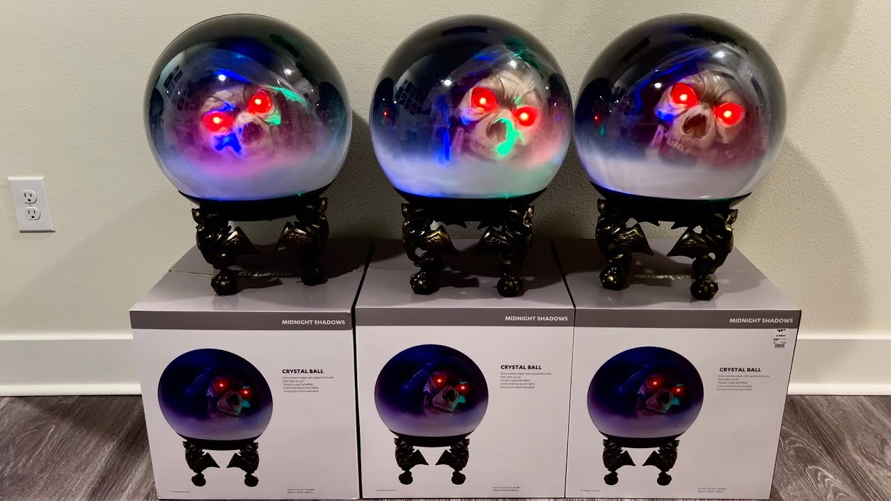 Gemmy Scary Swamp Reaper Crystal Balls (2025 Spirit Ball Remake)