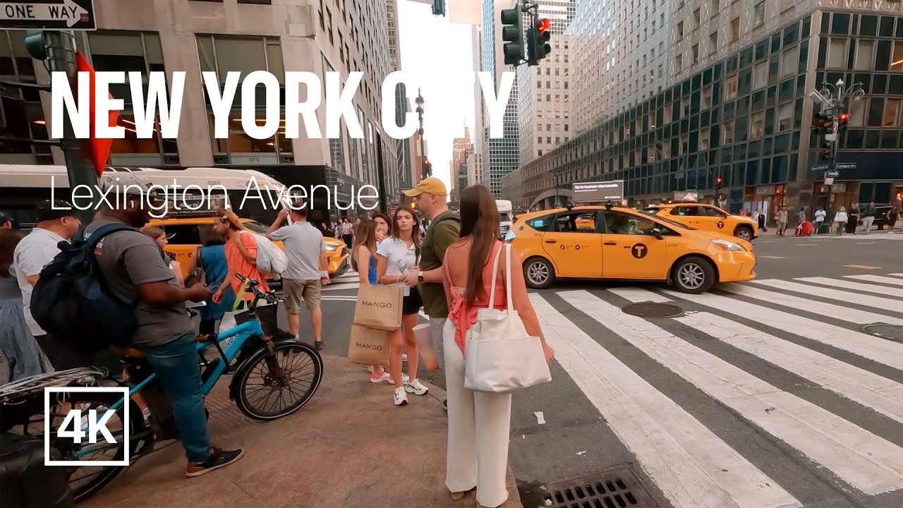 [4K] New York City 🗽 Summer Walk - Lexington Avenue [Aug. 2022]