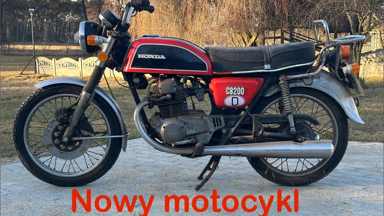 Honda CB 200 nowy motocykl w mojej kolekcji #honda #motocykl #cb200x #prl #kolekcja #zakup 