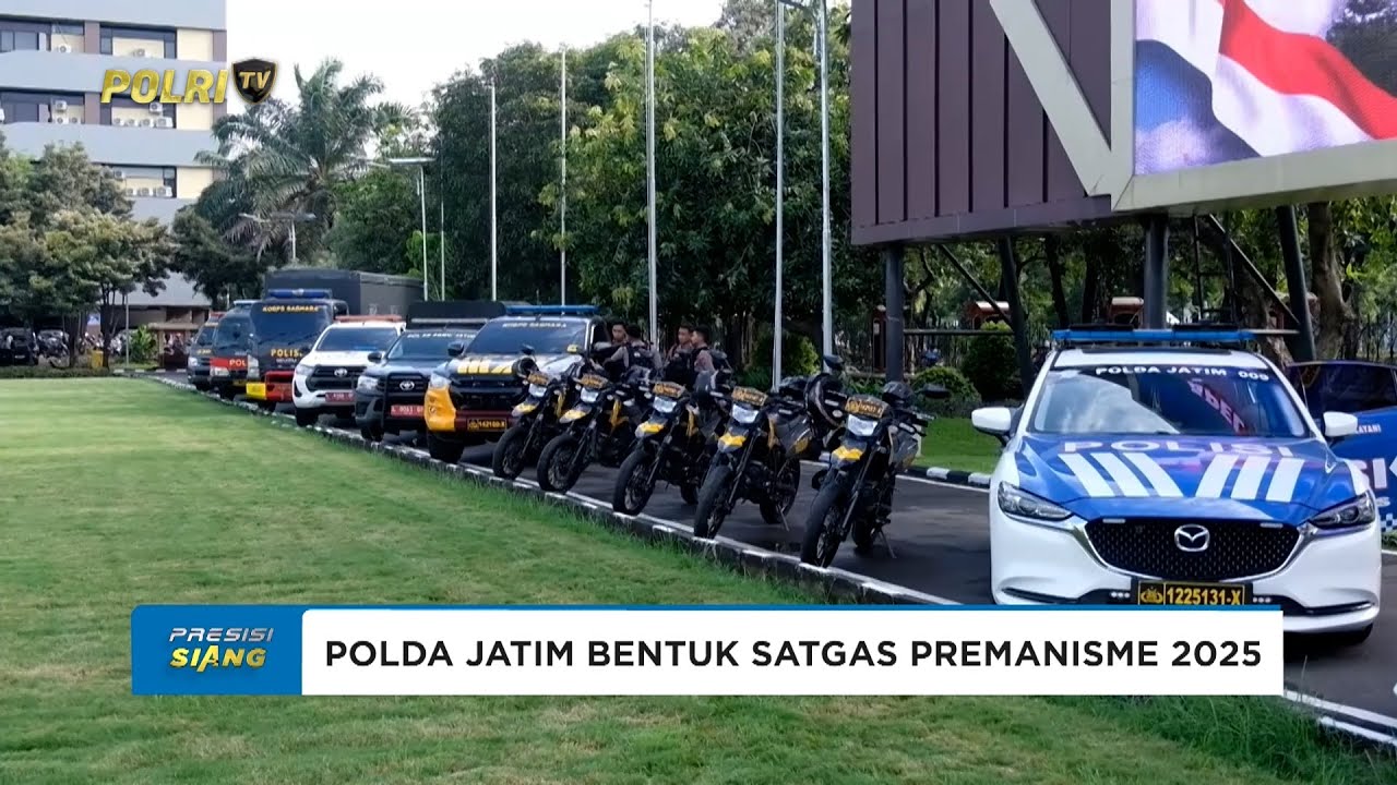 KAPOLDA JATIM BENTUK SATGAS PREMANISME RESPONS LONJAKAN KEJAHATAN & ANCAMAN GANGSTER JALANAN