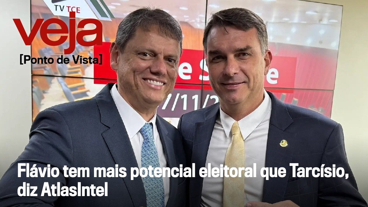 Flávio tem mais potencial eleitoral que Tarcísio, diz AtlasIntel | Ponto de Vista