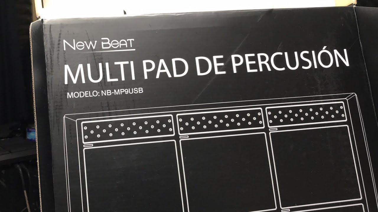 Percusión New Beat NB-MP9USB Samples y Baterías