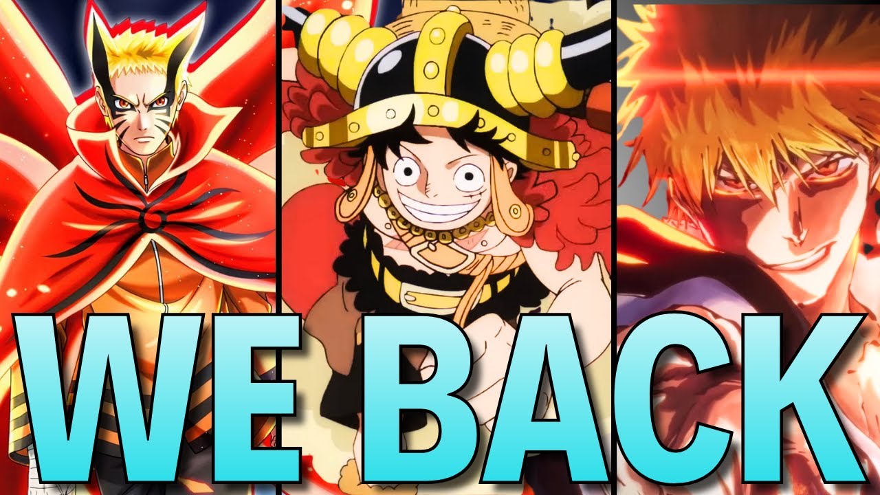 One Piece, Naruto, Bleach — «Большая тройка» вернется домой в 2026 году.