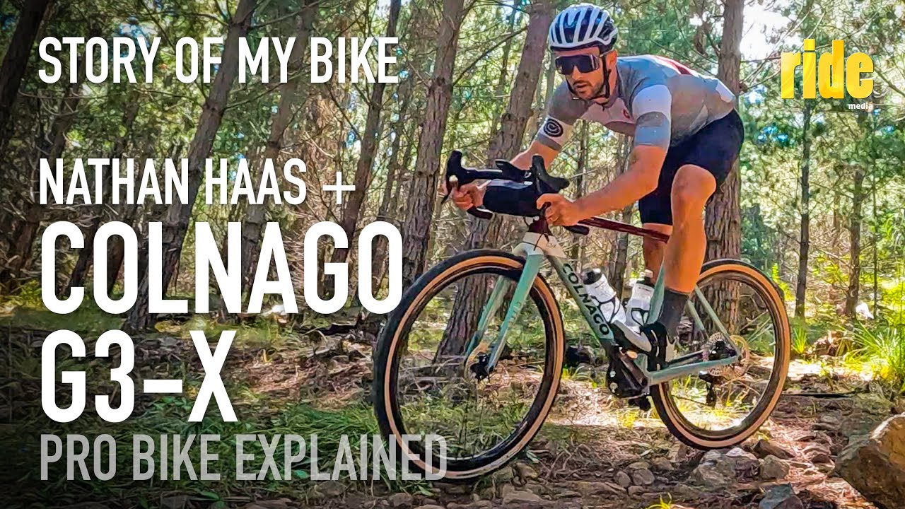 Story of my bike: Nathan Haas and his Colnago G3-X gravel (special Haas edition) + Campagnolo Ekar
