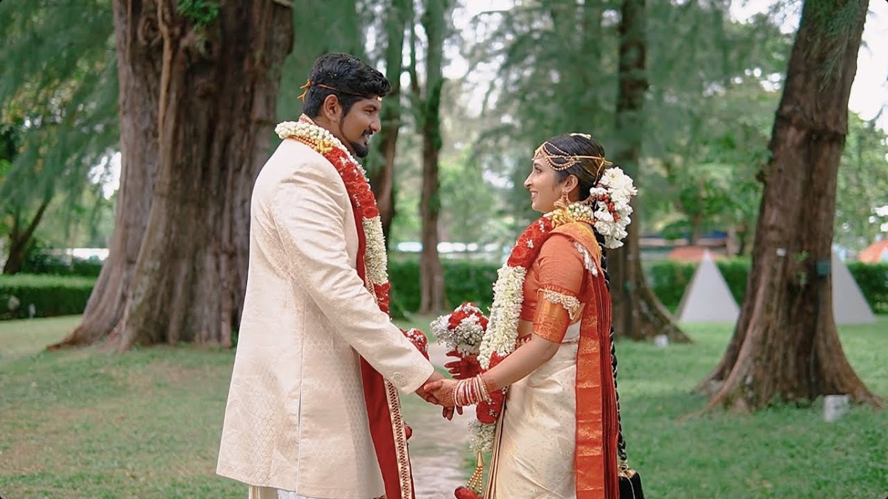 INDIAN WEDDING | Sharves & Nivethita - Temple Ceremony