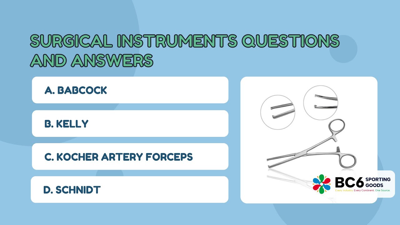 Surgical Instruments Quiz Questions And Answers