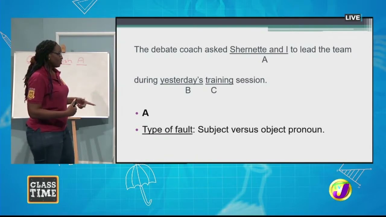 CSEC English A Error Recognition Usage & Spelling