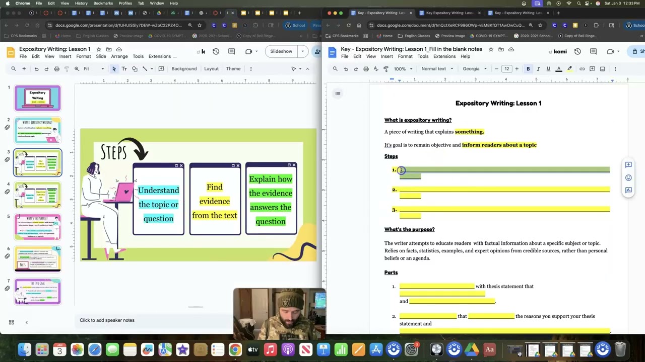 Expository Writing Lesson 1: Overview