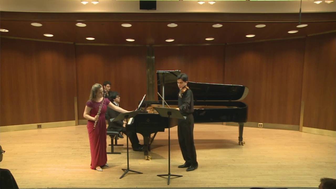Shostakovich- Five Pieces: Katherine Lee Althen, flute; Jeremías Sergiani Velázquez, violin
