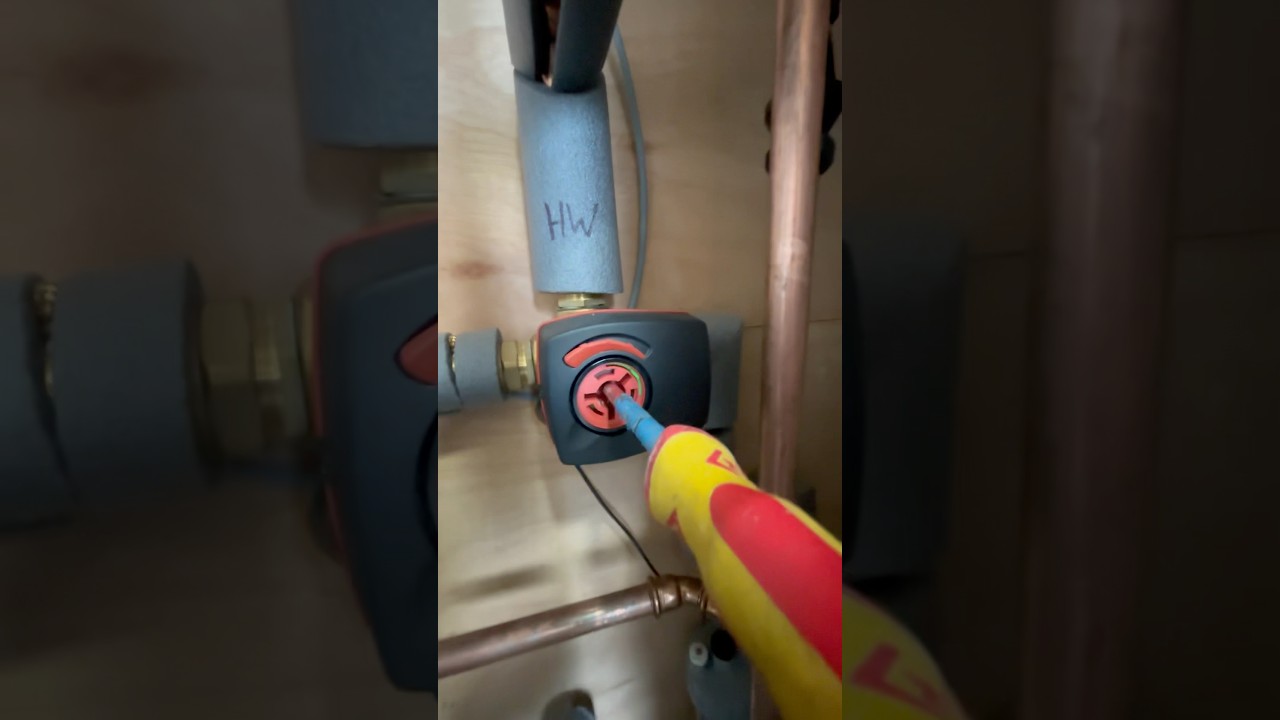 How to set the EBSE diverter valve #esbe #heatpump #service