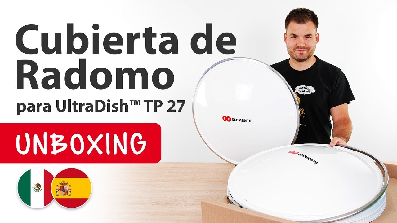 Radome para UltraDish&trade; TP 27 - DESEMPAQUETADO