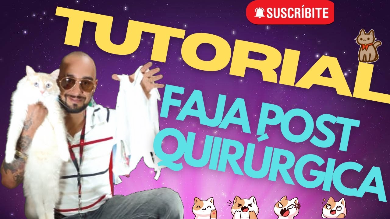 TUTORIAL DE FAJA POST QUIRÚRGICA PARA GATAS Y PERRITAS DE RAZA PEQUEÑA... TE ENSEÑAMOS QUE HACER