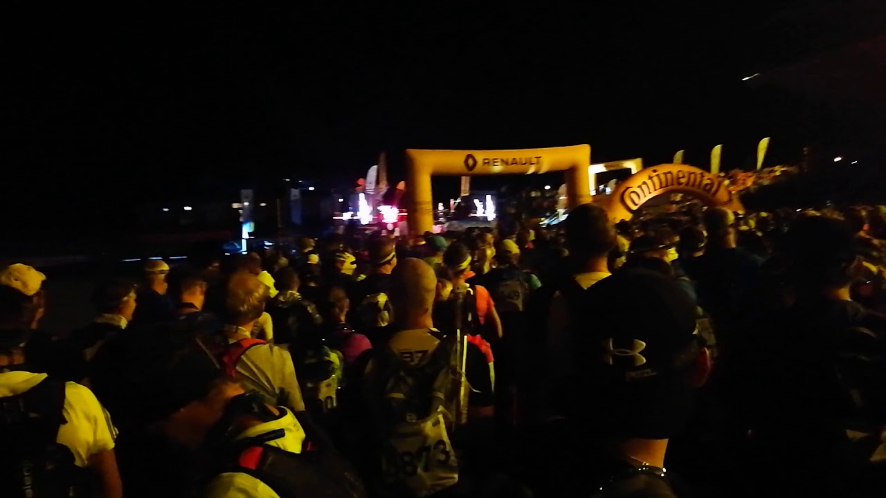 Beskydská sedmička 2018 start - Mirai a CZ hymna