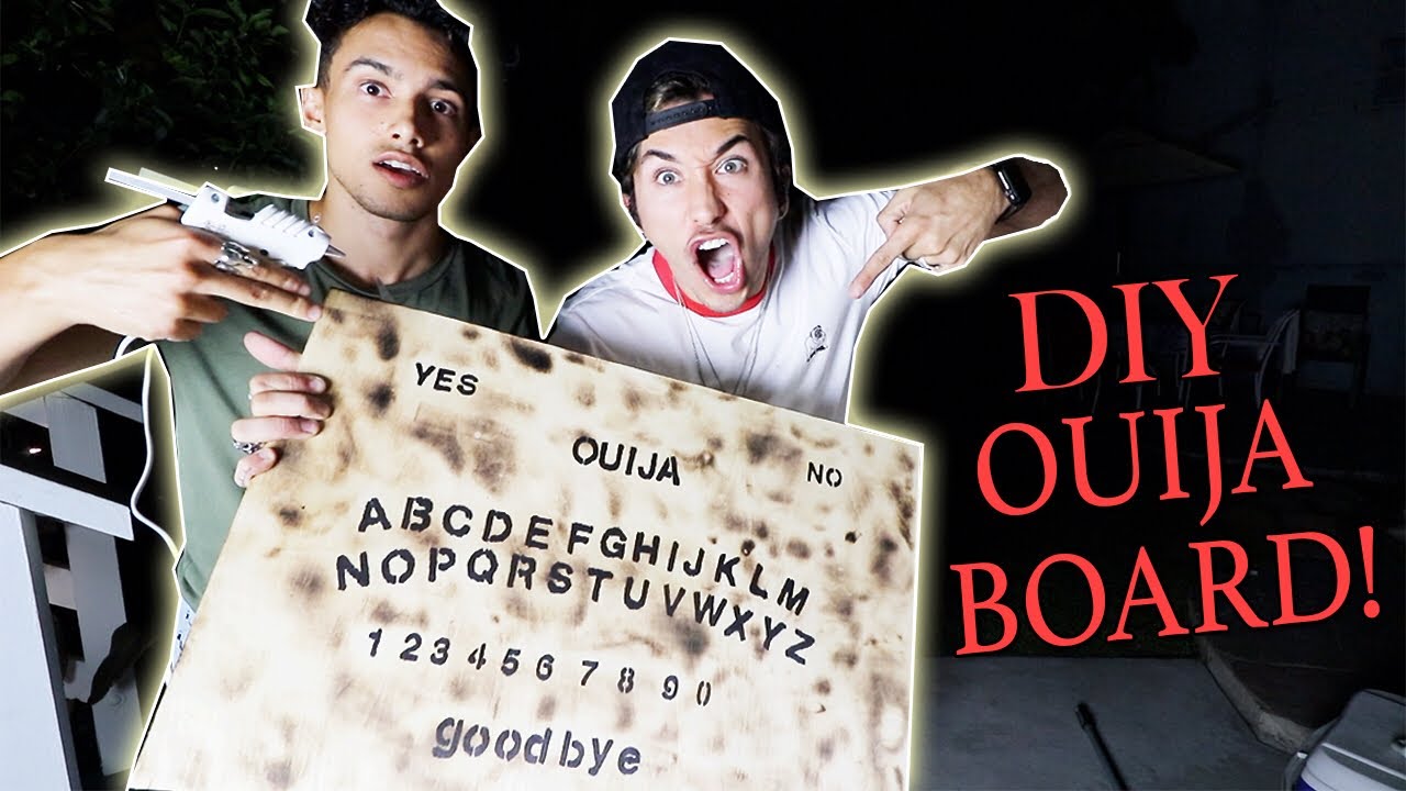 DIY How to make your own OUIJA BOARD! *CHEAP AND EASY*