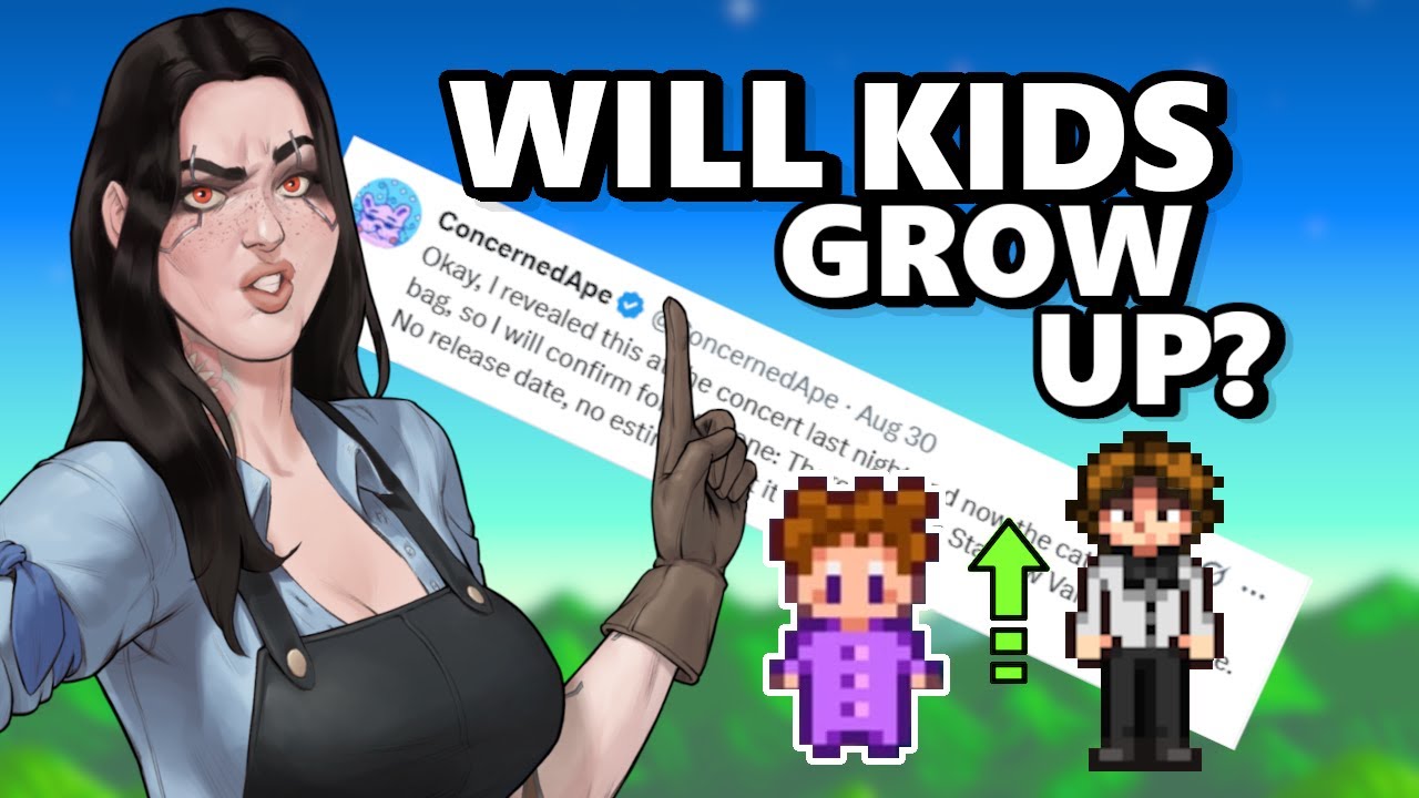 Stardew Valley 1.7 Update News - Will Kids Finally Grow Up?