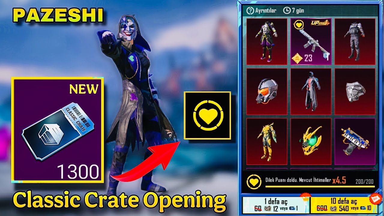 😱New Premium Crate Opening M416 Glacier Skin 1300 Classic Crate Opening after 6 years