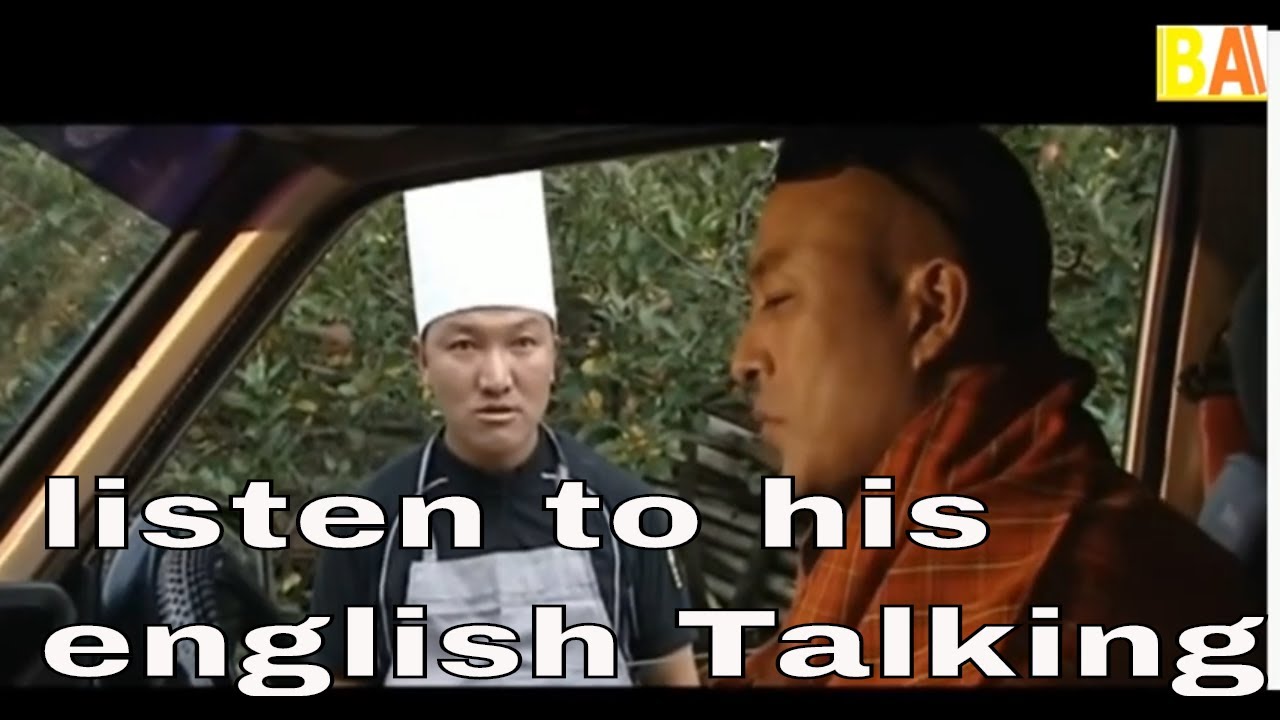 Phurba Thinley speaking English with people from village,Very funny comedian in history[Bhutan Album
