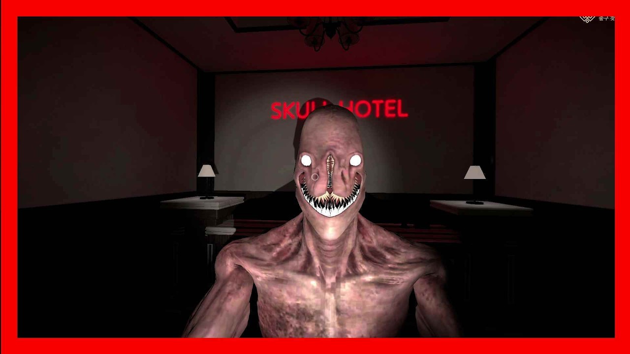 괴물의 호텔방을 정리하는 공포게임｜스컬호텔｜Skull Hotel