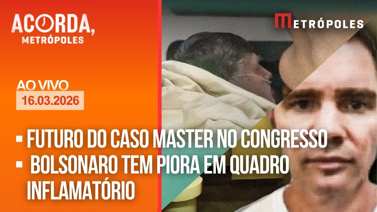 AO VIVO: qual o futuro do Caso Master no Congresso?/ Bolsonaro tem piora em quadro inflamatório
