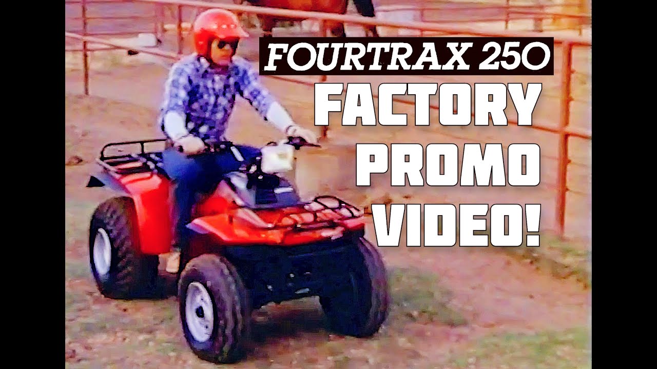 1985 Honda Fourtrax TRX250 - Original Promo Video!