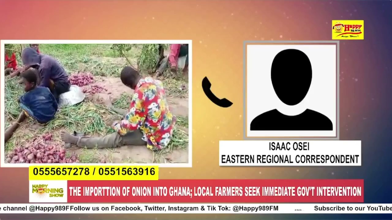 Bad roads is a major problem for onion farmers at Afram-plains.- Isaac Osei, Repporter.