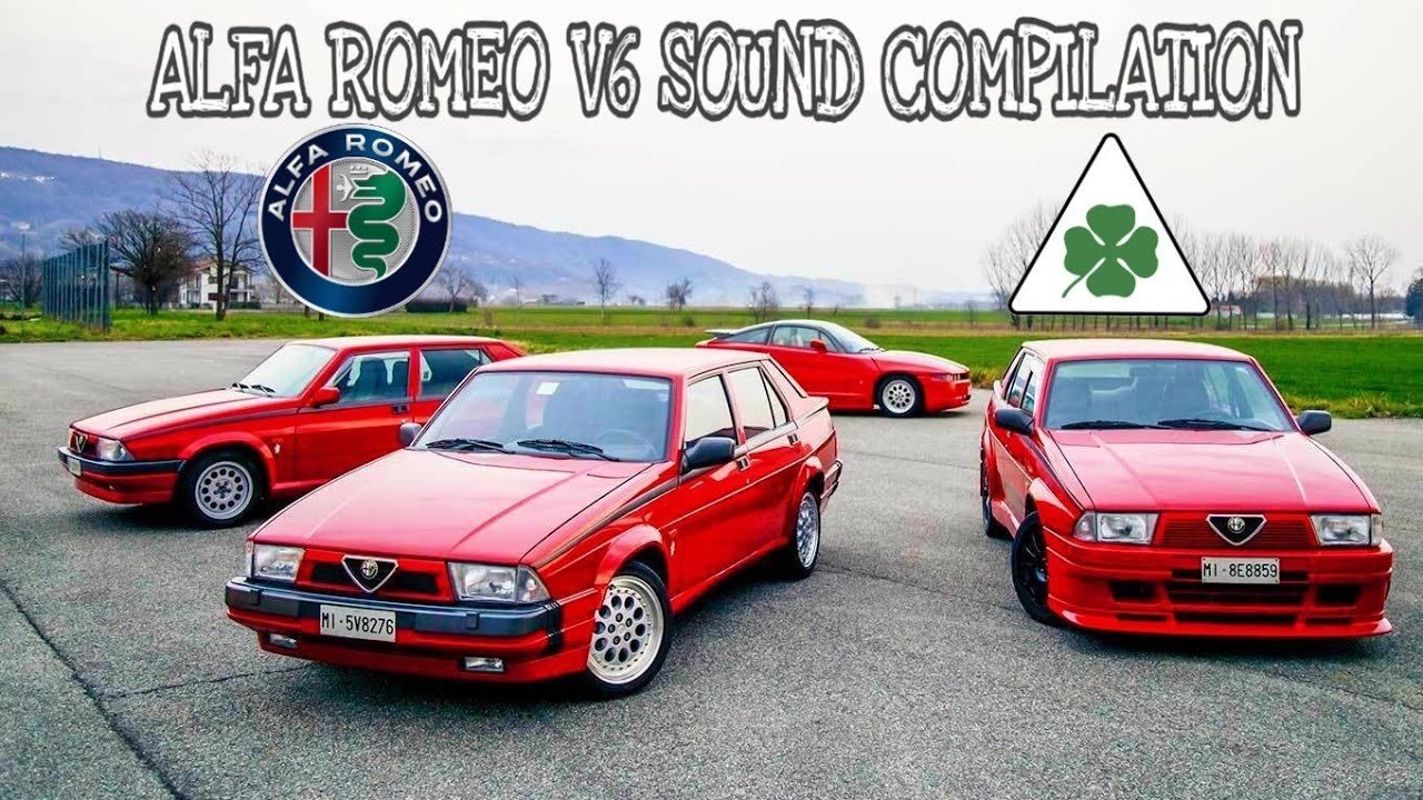ALFA ROMEO V6 SOUND COMPILATION 🍀
