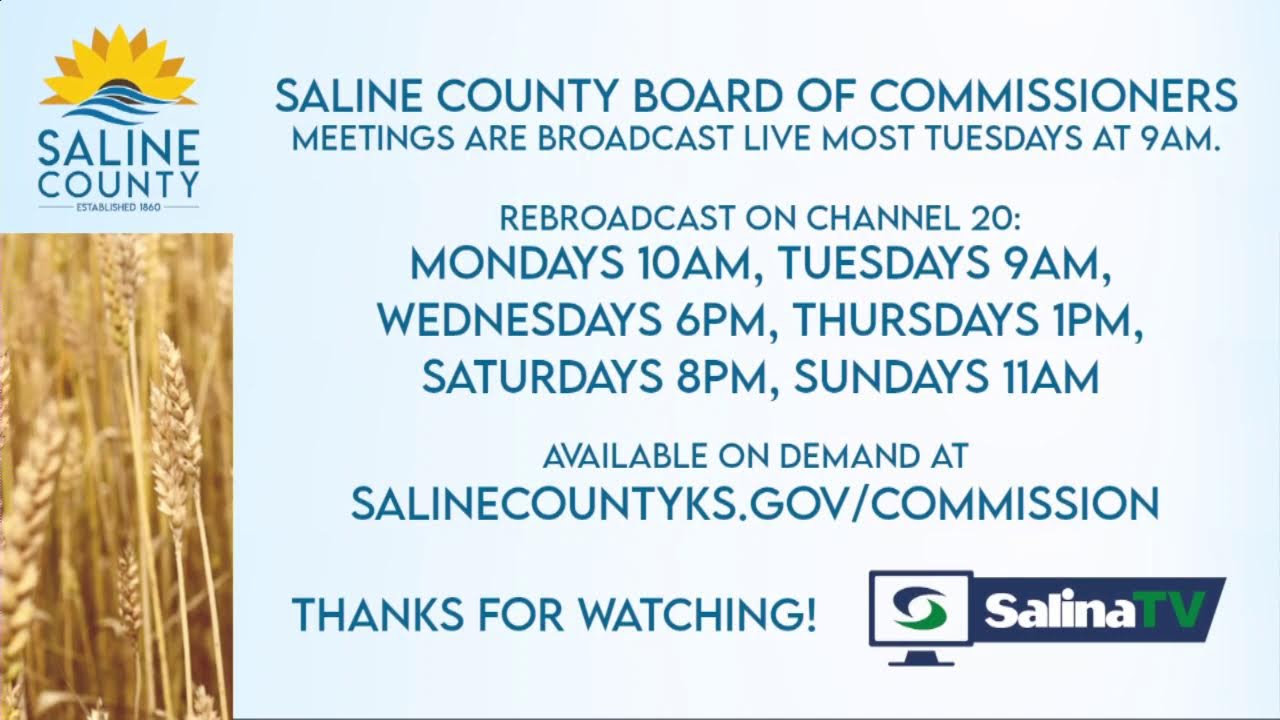 Saline County Commission Meeting - January 6, 2026