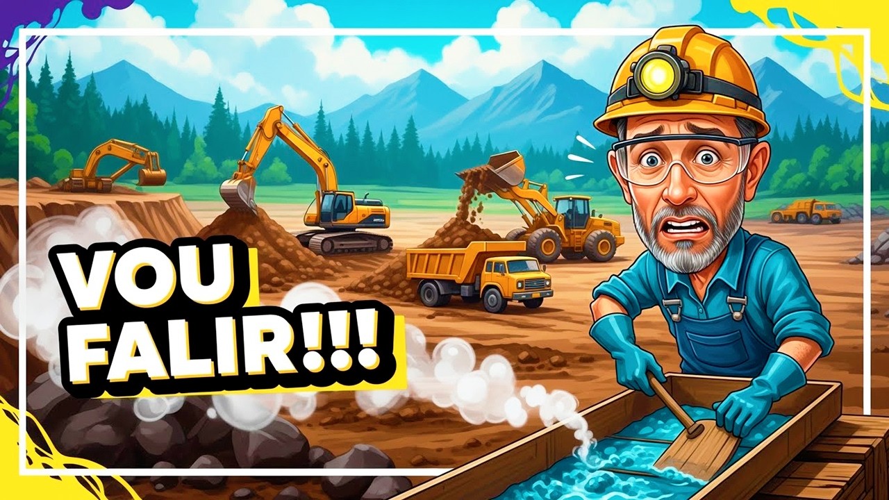 Essa Escavação Me Deixou Nervoso no Gold Mining Simulator