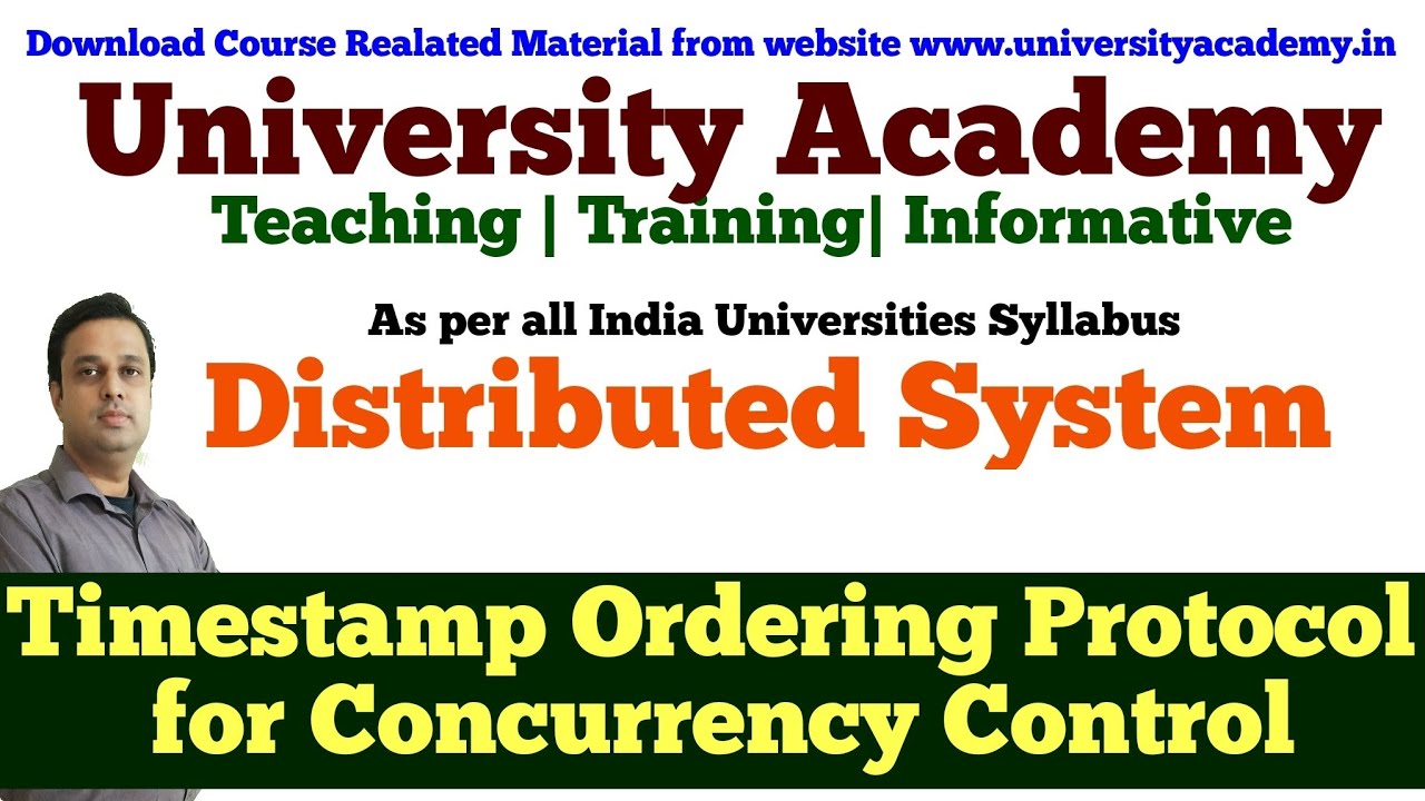 DS35:Timestamp ordering protocol for concurrency control in distributed system