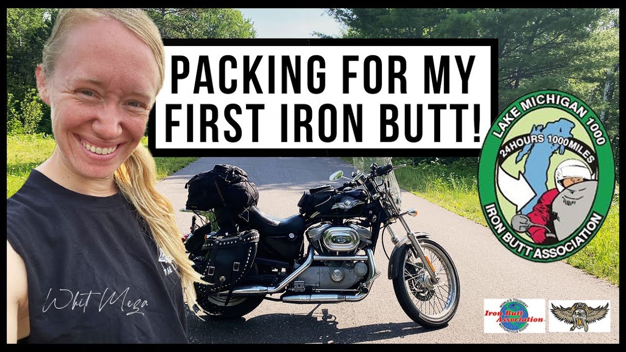 How I Packed My Harley Sportster for an Iron Butt Saddle Sore 1000 / Ride 1K in a Day Challenge