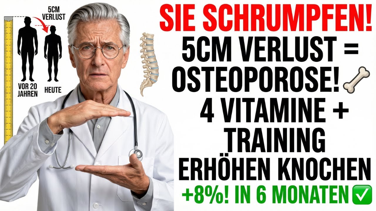 Osteoporose rückgängig machen: Dr. Weber zeigt D3+K2+Magnesium+C Formel (Kalzium allein hilft NICHT)