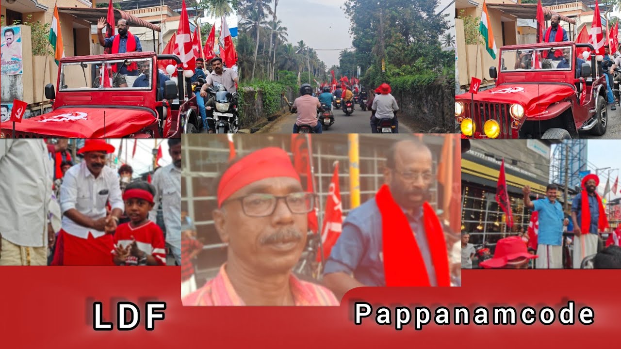 പാപ്പനംകോട് വാർഡ് എൽ ഡി എഫ് പ്രചരണവും കൊട്ടിക്കലാശം #shamsudeenshamsu #malayalam #kottikalasham 