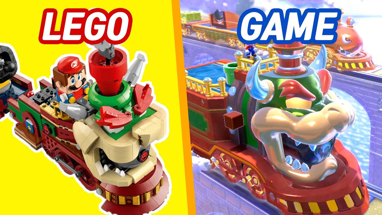 LEGO vs Super mario bros game Comparison play