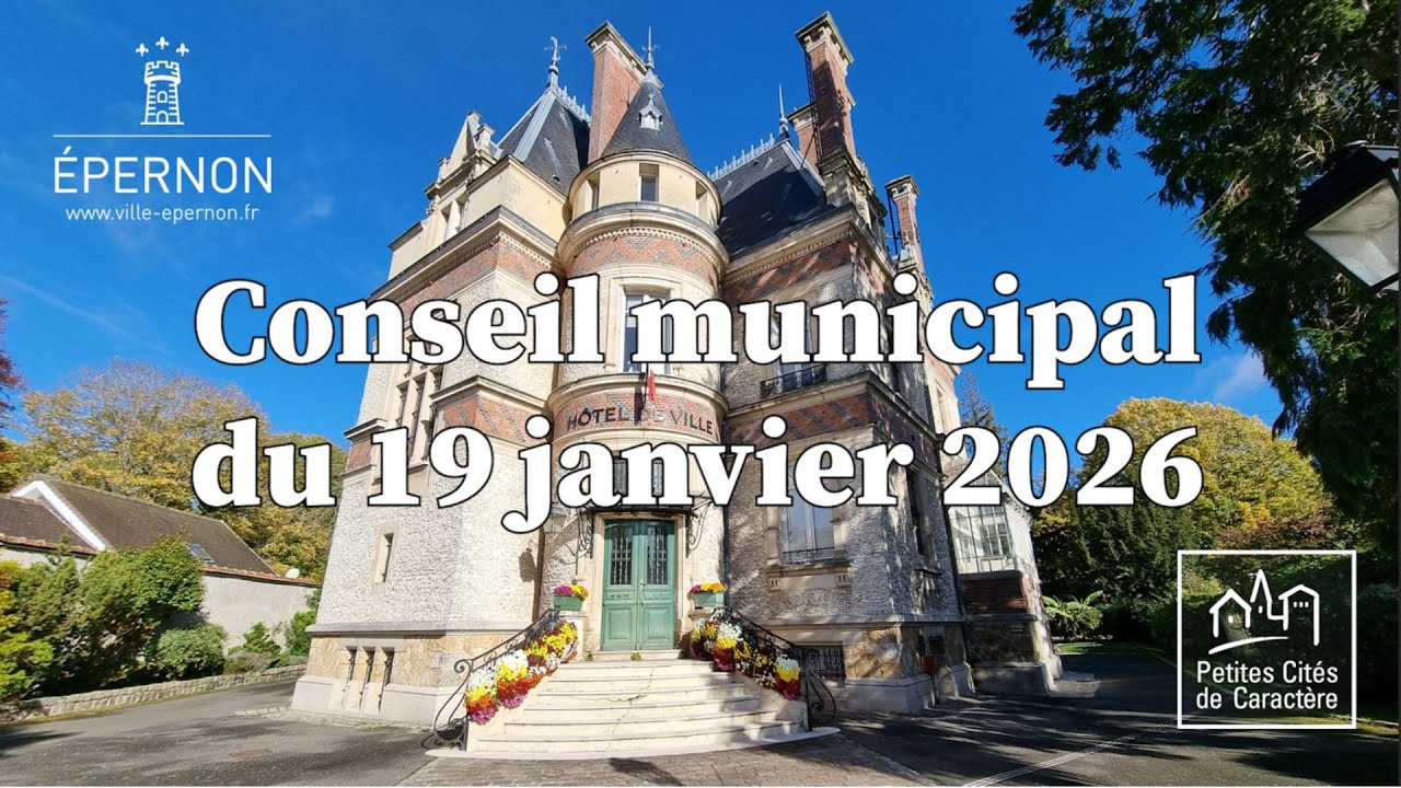 Vidéo conseil municipal du 19 janvier 2026