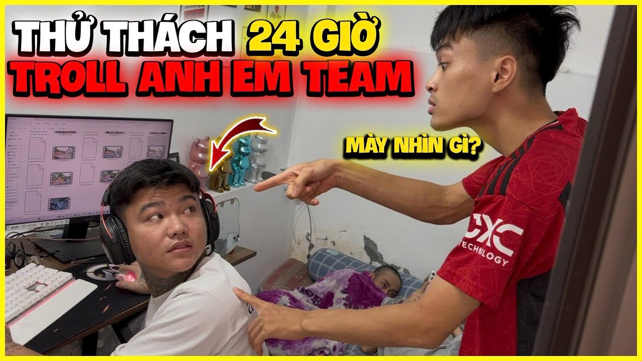 Hoàng MoBi | Thử Thách 24H Troll AE Trong Team Và Cái Kết !!!
