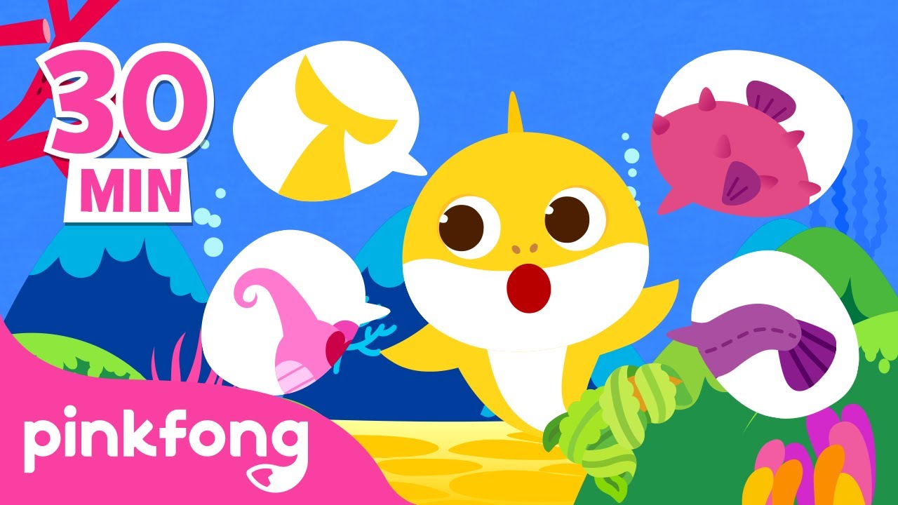 Me Ajude a procurar minha cauda bonita! | +Compilação | Pinkfong Canções para crianças