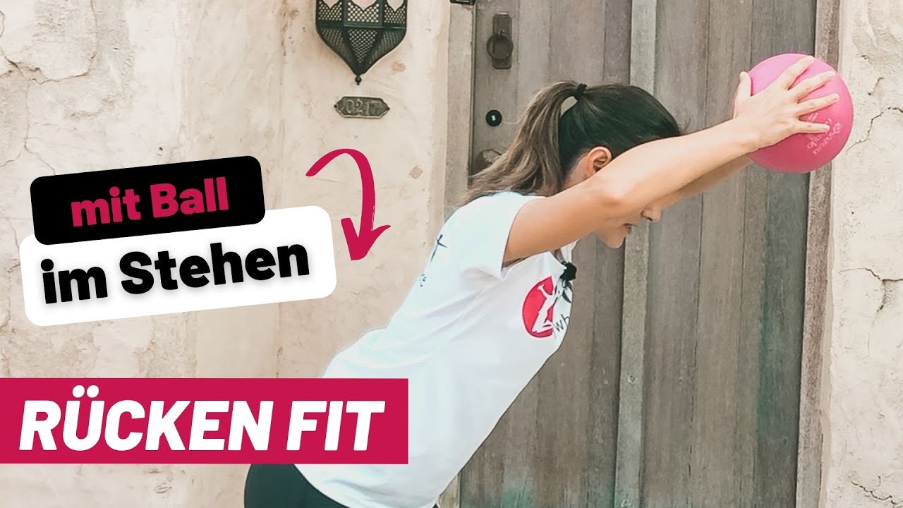 Kurzes Rückentraining im Stehen mit Redondo Ball