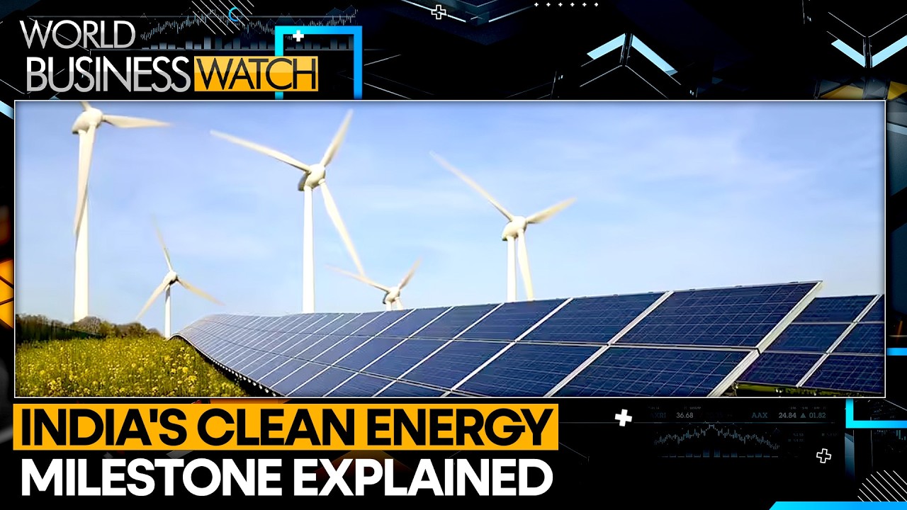 India's Power Hits 50% Clean Power Peak | World Business Watch | WION