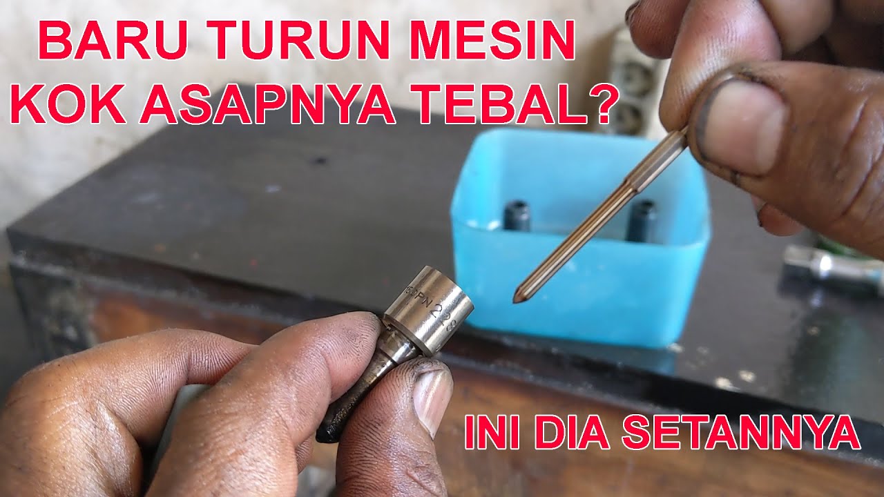 Mesin diesel baru turun mesin asap masih saja tebal, apakah penyebabnya?