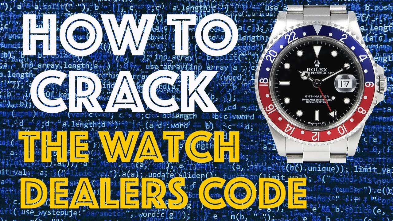 How to CRACK the Rolex Watch Dealers TRADE PRICE code | Omega | Breguet | Vacheron | LeCoultre