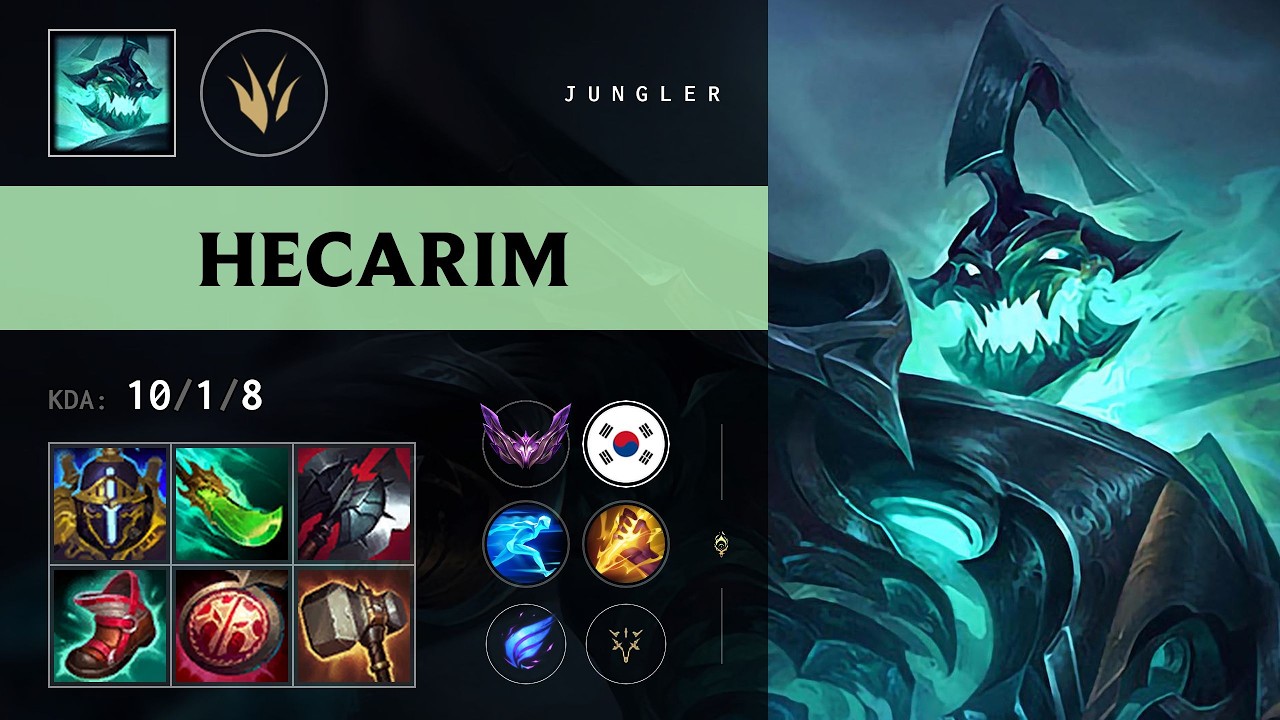 Hecarim Jungle vs Skarner - KR Master Patch 26.11