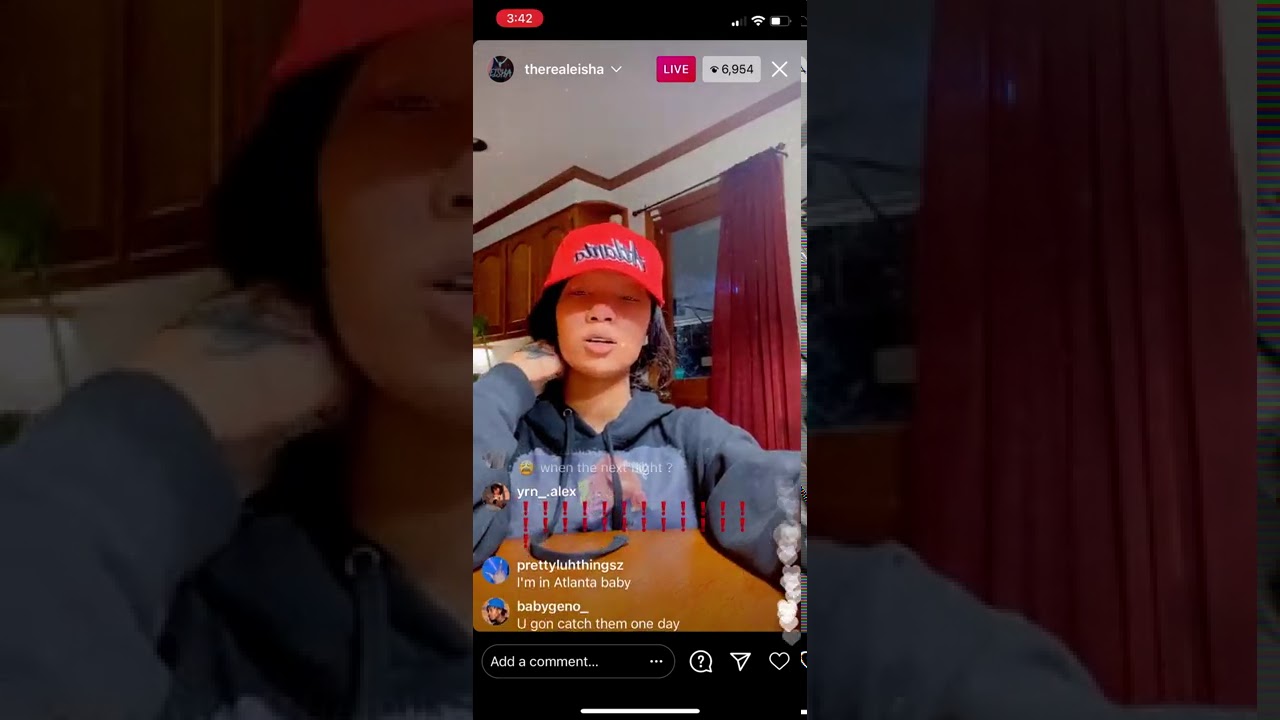 Eisha Calls Out Famous Ocean And Tells Her To Drop Her Addy On Instagram Live  2/13/21