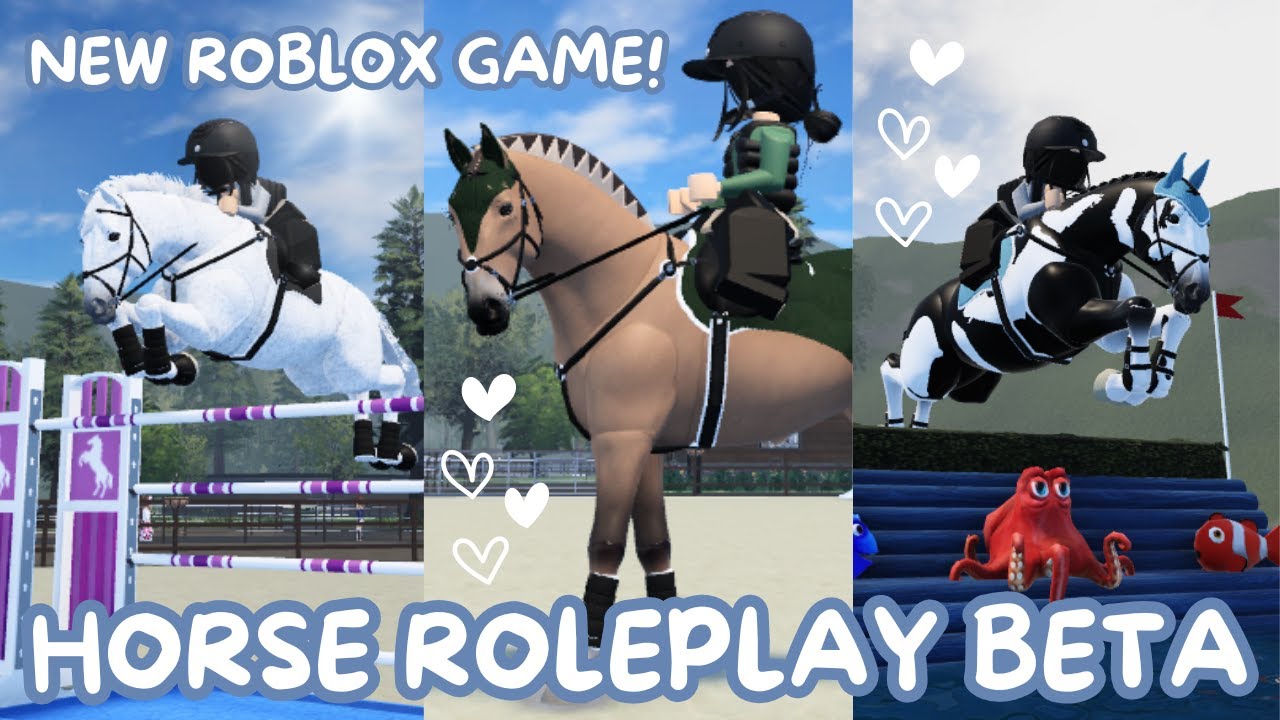 Ролевая игра про лошадей (BETA)! II Новая игра про лошадей в Roblox!